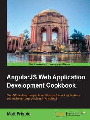 cover image of AngularJS Web Application Development Cookbook